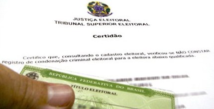 Certidão de quitação eleitoral. Certidão de quitação eleitoral.