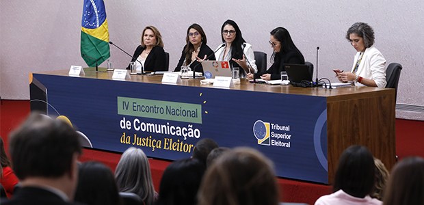 Foto: Alejandro Zambrana/Secom/TSE - IV Encontro Nacional de Comunicação da Justiça Eleitoral - 27.06.2025 Foto: Alejandro Zambrana/Secom/TSE - IV Encontro Nacional de Comunicação da Justiça Eleitoral - ...