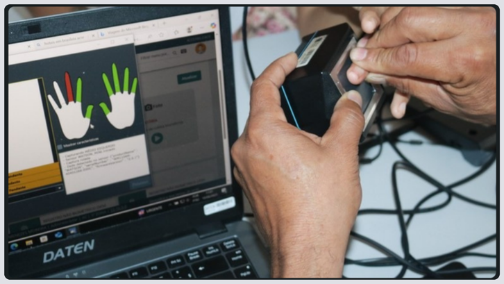 Justiça Eleitoral reforça campanha da biometria com ação na Estácio Unimeta Com 93,59% do eleitorado já cadastrado, o Acre busca atingir a totalidade dos eleitores com iden...