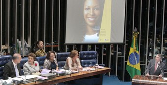 Lançamento da campanha Mulher na Politica no Senado 