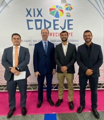 TRE-ES Diretor da EJE-ES participa do CODEJE em Recife (PE) .