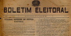TRE-ES instalação da Justiça Eleitoral - boletim