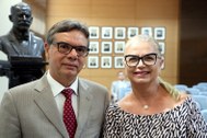 TRE-ES juizes Heloisa Cariello e Ubiratan Azevedo