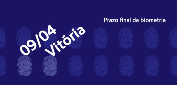 TRE-ES - Prazo final da biometria é 9 de abril TRE-ES - Prazo final da biometria é 9 de abril