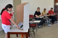 Votação nas seções eleitorais foi considerada tranquila na capital.