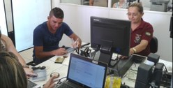 Atendimento da Biometria na 50ª ZE, em Tabira