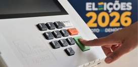 Votação na urna eletrônica - Eleições 2026