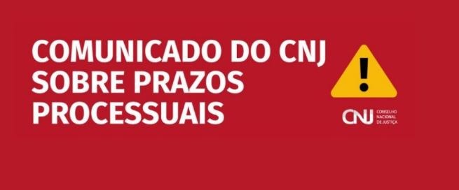 COMUNICADO DO CNJ .