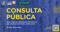 Pesquisa é direcionada à sociedade brasileira e pode ser respondida até 28 de junho