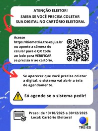 TRE-ES Banner whatsapp biometria 2025