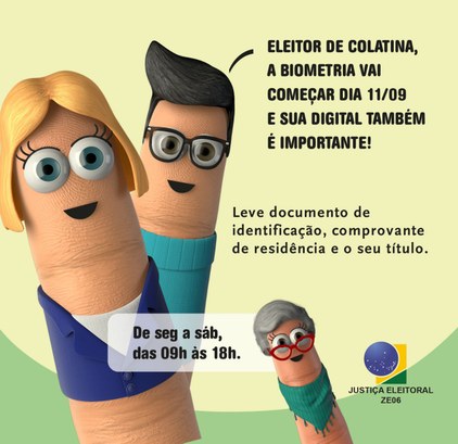 TRE-ES biometria Colatina TRE-ES biometria Colatina