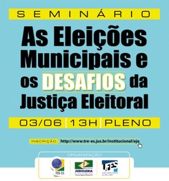 Evento de junho de 2016 da escola judiciária do TRE-ES