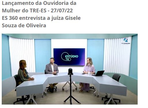 TRE-ES entrevista a juíza Gisele Souza de Oliveira