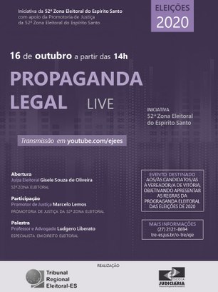 TRE-ES evento 16 outubro 14h