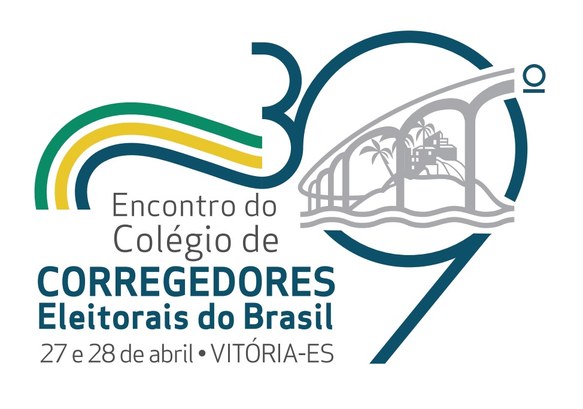 TRE-ES - Logo 30º Encontro do Colégio de Corregedores Eleitorais do Brasil