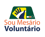 TRE-ES mesário voluntário logo