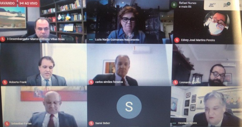 TRE-ES participa do I Encontro Virtual do Colégio de Corregedores Eleitorais TRE-ES participa do I Encontro Virtual do Colégio de Corregedores Eleitorais