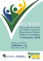 TRE-ES Reunião Prestação de contas 2018 logo